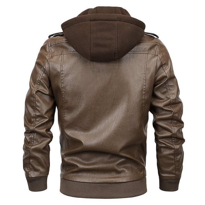 Herren Modische Kapuzenjacke mit Taschen Drune