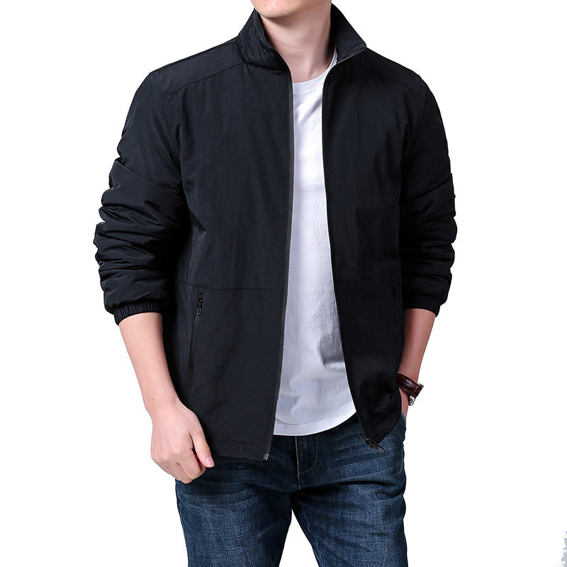 Herren Leichte Übergangsjacke mit elastischen Bündchen Drune