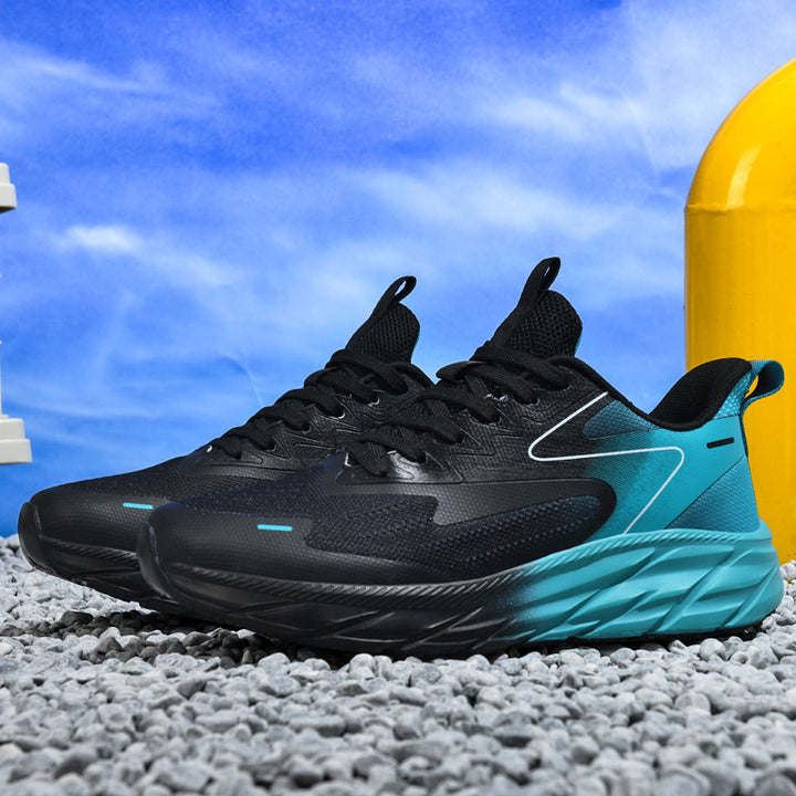 Unisex gedämpfte Straßenlauf-Sneaker mit reaktiver Hohlkern-Zwischensohle und atmungsaktivem Mesh-Upper Drune