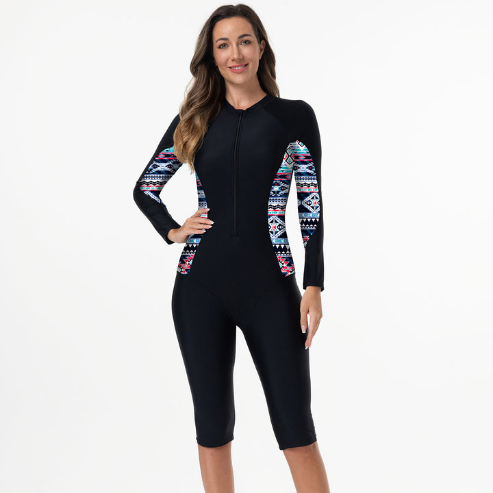 Damen Sportlicher Neoprenanzug Drune