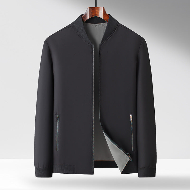 Herren Sportliche Übergangsjacke mit hohem Kragen und funktionellen Taschen Drune