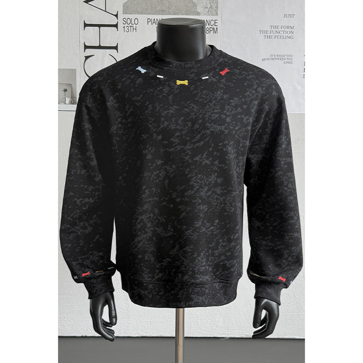 Herren Bequemer Sweatshirt mit bunten Akzenten Drune