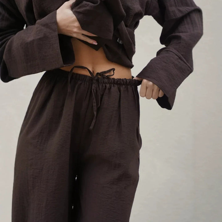 Damen Wickel-Blazer mit Bindegürtel, lässigem Oversize‑Schnitt und Reverskragen Drune