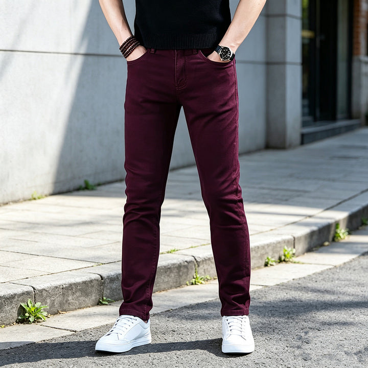 Herren Modische Slim-Fit Hosen Drune