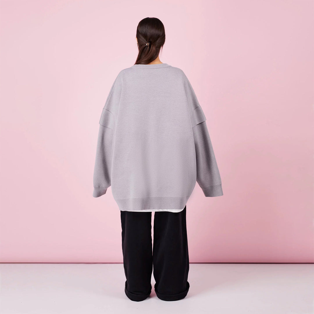 Damen Sweatshirt mit kreativem Entenmotiv und lässigem Schnitt Drune