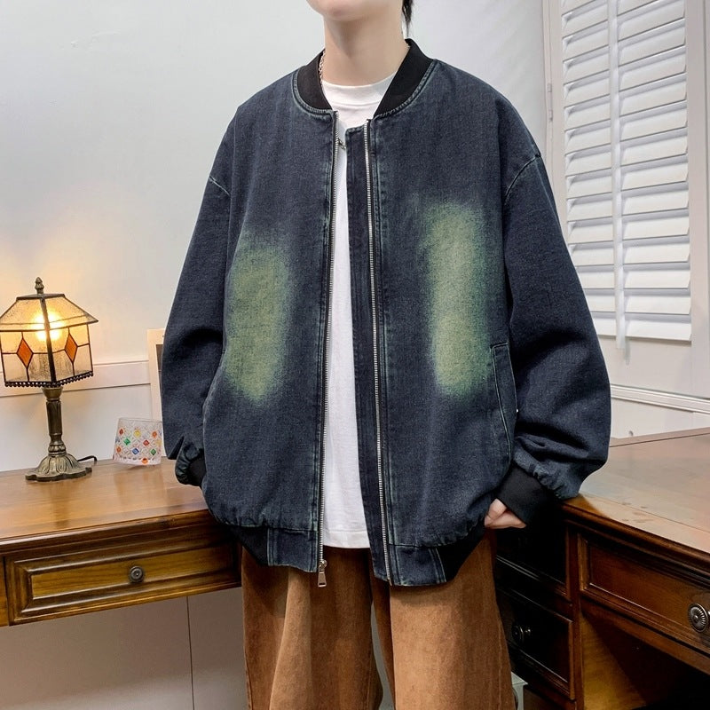 Herren entspannte Baumwolljacke im lässigen Stil Drune