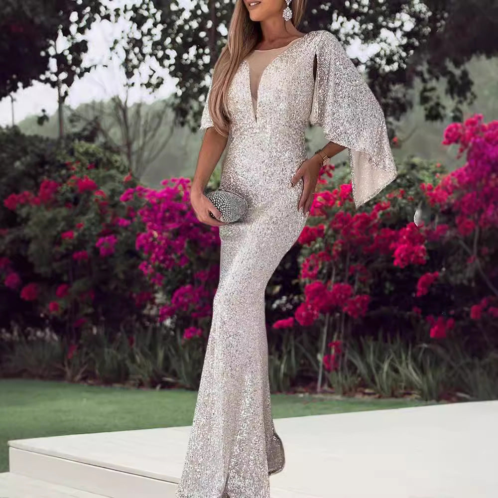 Damen glamouröses Abendkleid Drune