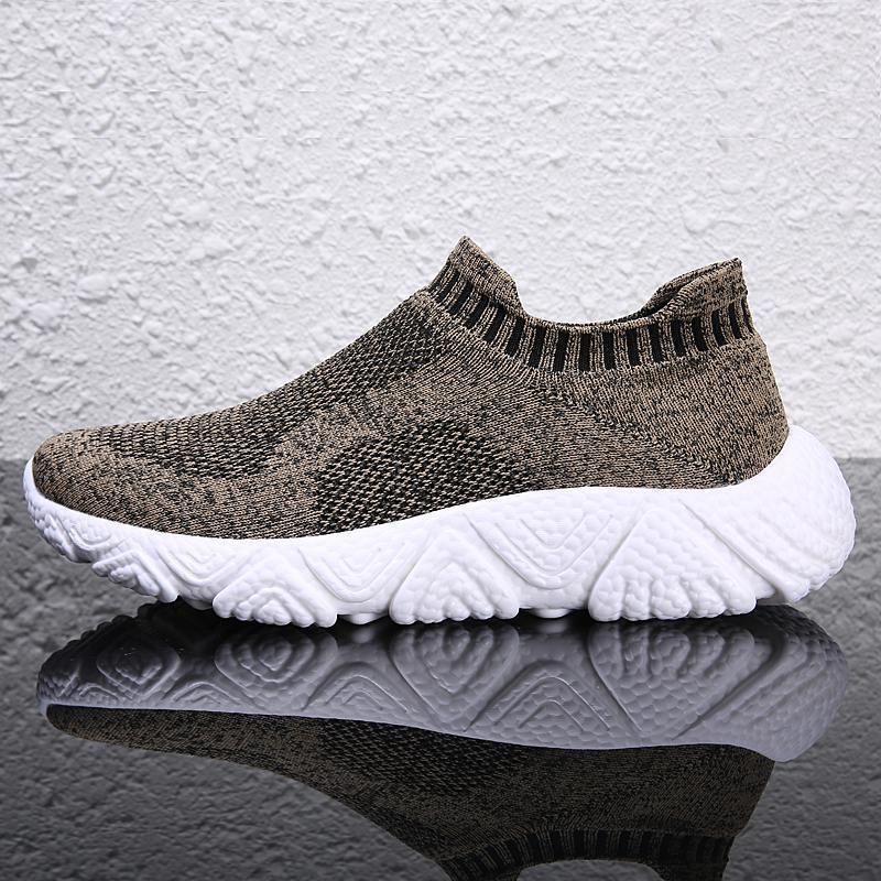 Unisex nan Schlupfschuh-Citywalker mit elastischem Maschenoberteil und skulpturierter Wellenlaufsohle Drune