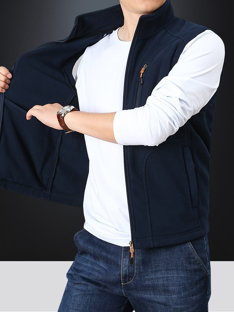 Herren Weiche Fleece-Weste Drune