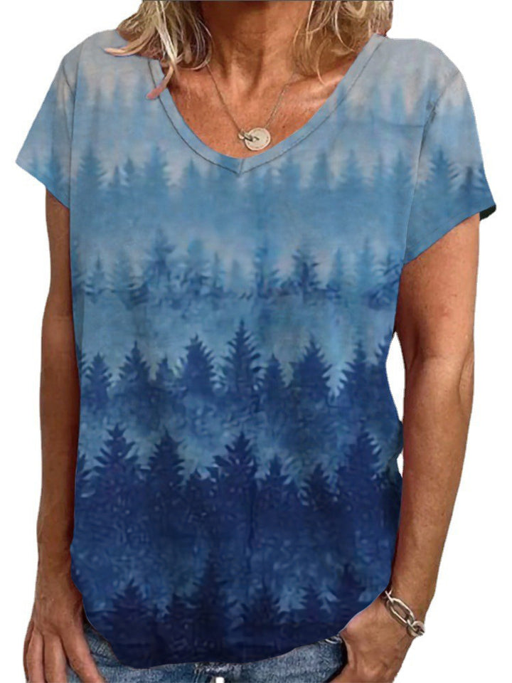 Damen Lockere Bluse mit buntem Paisleymuster Drune