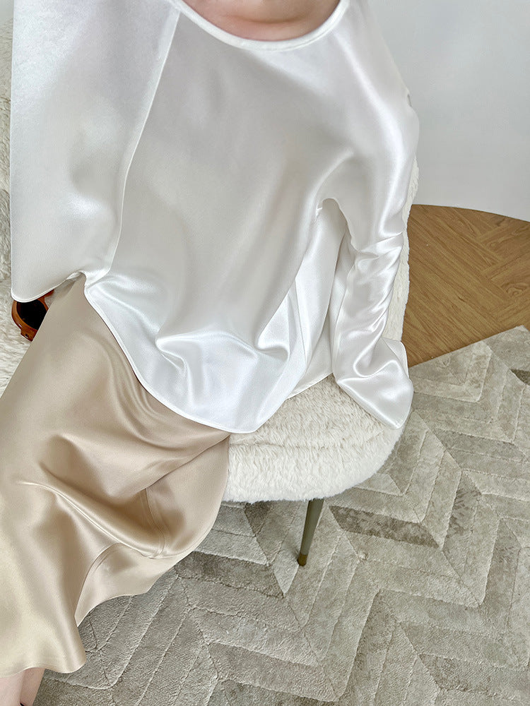 Damen Elegante und luftige Langarmbluse Drune