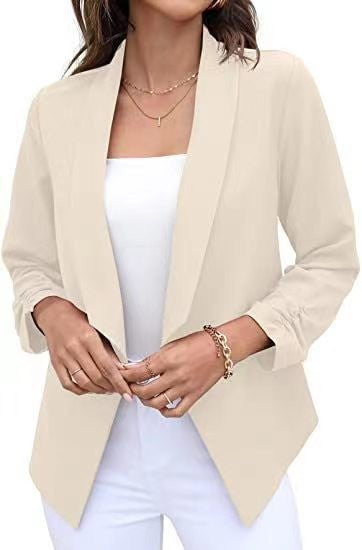 Damen eleganter und luftiger Blazer mit asymmetrischem Schnitt Drune