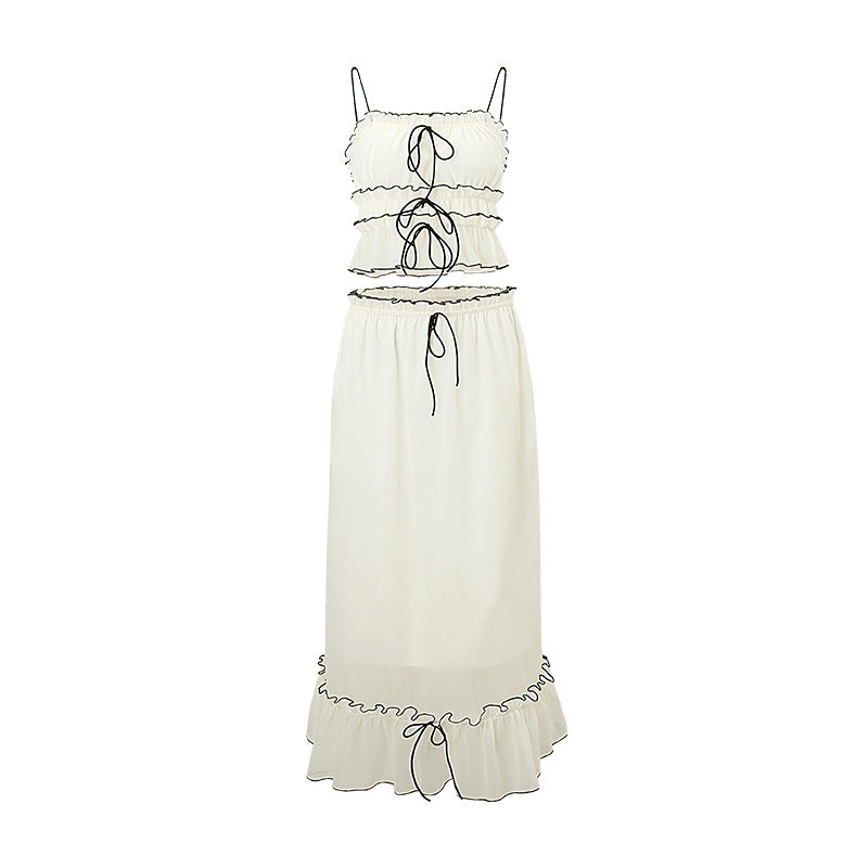 Drune | Hosenträger Top Temperament Kleid