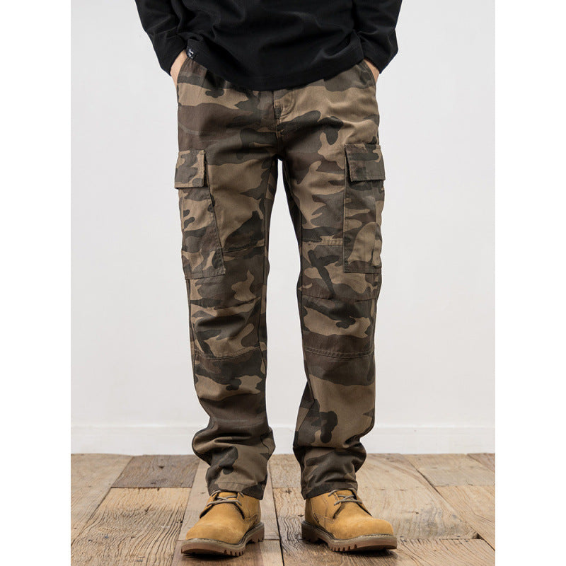 Herren Camouflage Cargo-Hose Drune