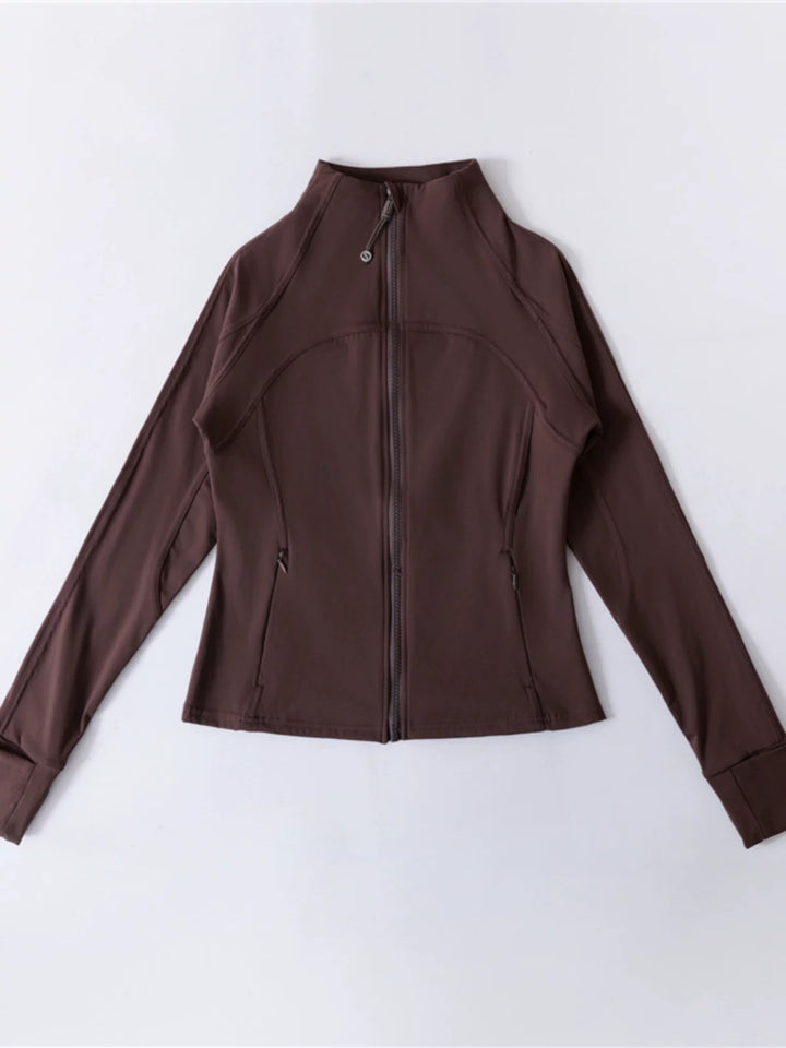 Damen Sportliche Funktionsjacke mit hohem Kragen Drune