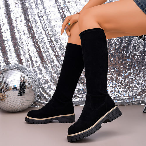 Orthopädischen Stiefel bis zum Knie Drune Drune