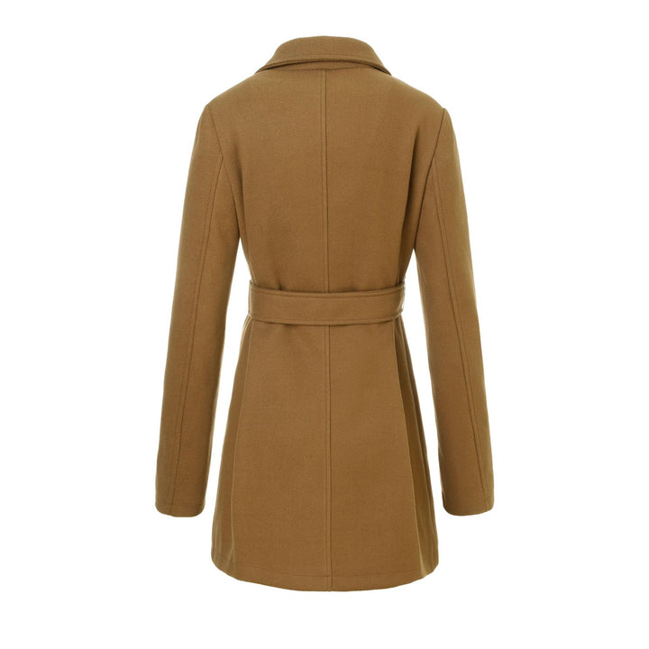 Damen Eleganter Kappenmantel Drune