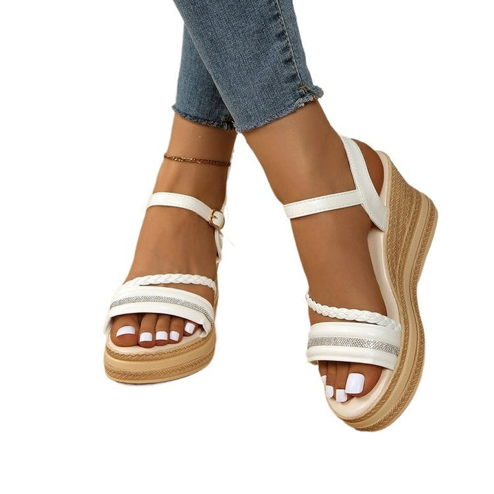 Damen Wedge-Sandalen mit elegantem Riemendesign Drune