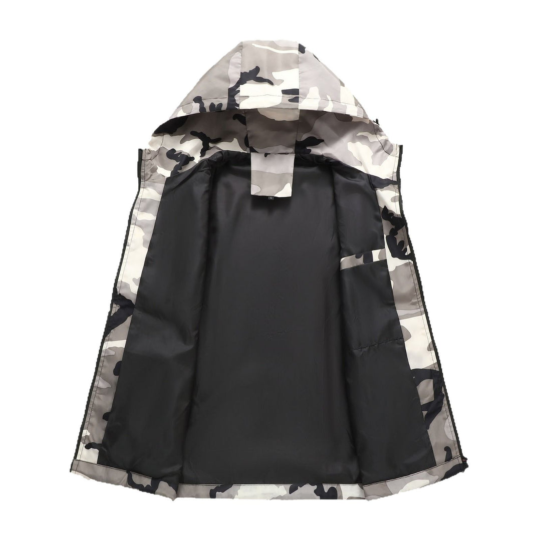 Herren Leichte und atmungsaktive Camouflagejacke Drune