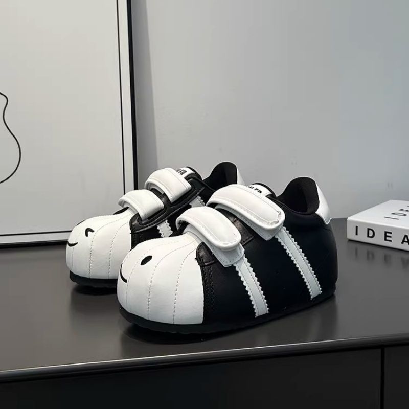 Damen Bequeme Kindersneaker mit niedlichem Tiermotiv und praktischem Klettverschluss Drune