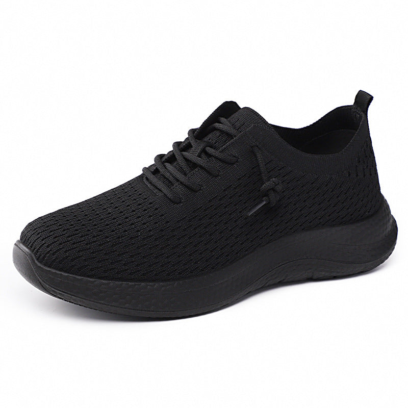 Damen nan atmungsaktiver Strick-Freizeitsneaker mit elastischem Sockeneinstieg, zehenverstärkter Kappe und reaktiver Memory-EVA-Komfortsohle Drune