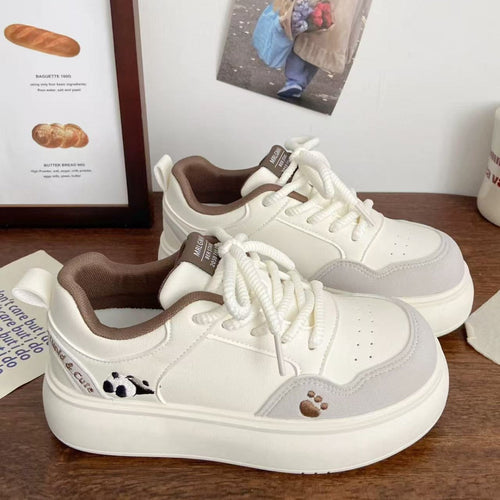 Damen Sneaker mit verspielten Tiermotiven und bequemer Dämpfung Drune