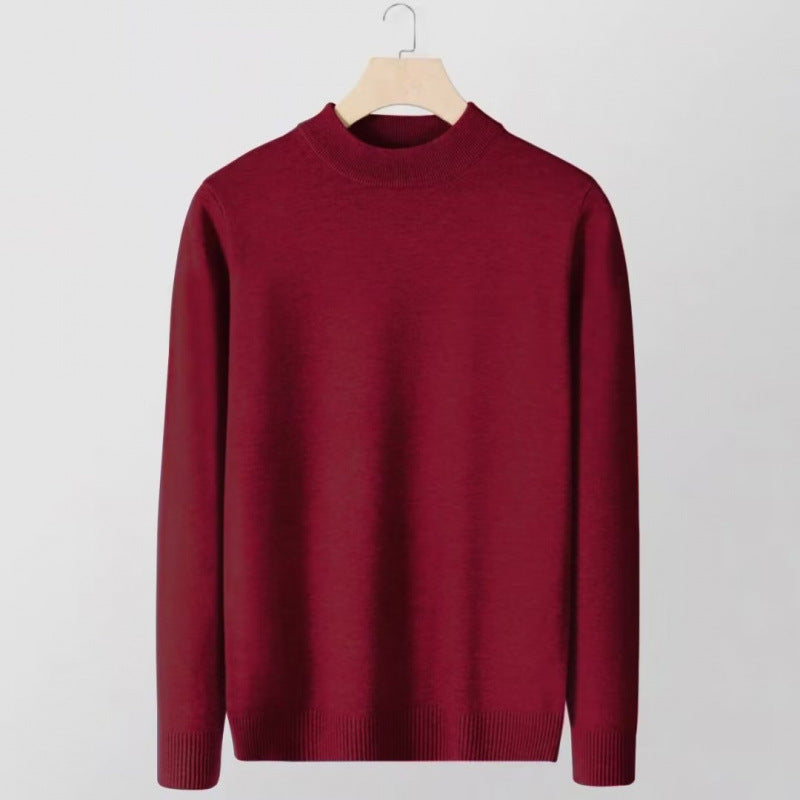 Damen Feinstrick-Stehkragenpullover aus Baumwollmix mit gerippten Bündchen Drune