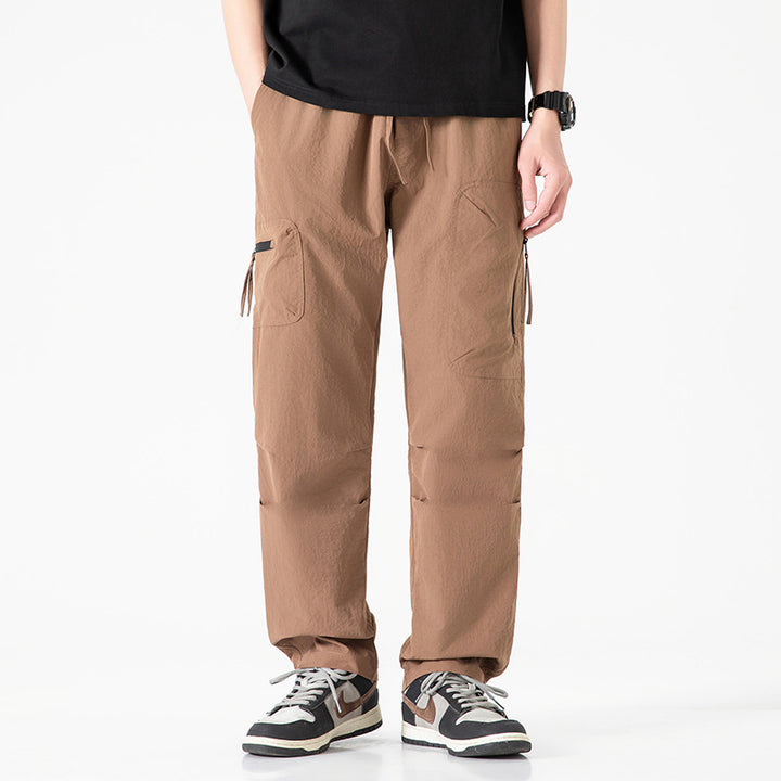 Herren Technische Utility‑Cargohose mit elastischem Bund und Knieabnähern Drune