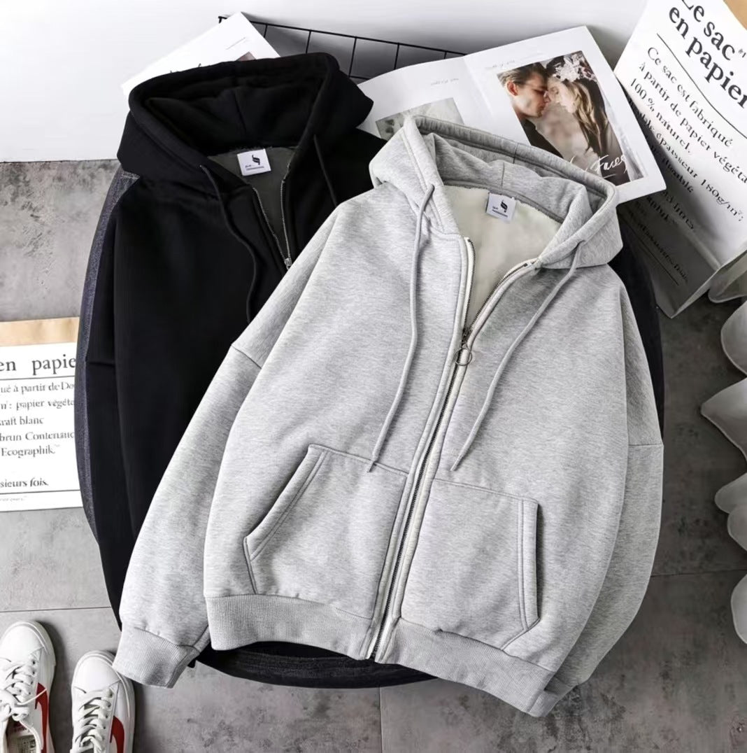 Damen Bequeme Kapuzenjacke Drune