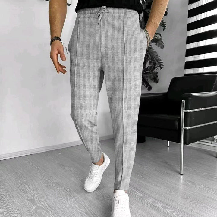 Drune | Slim Fit Elastischer Bund mit Kordelzug Atmungsaktives Stretchmaterial mit Taschen