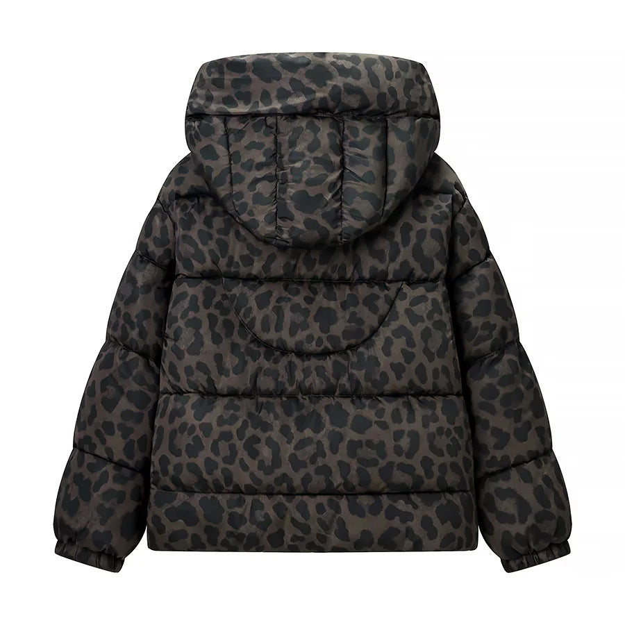 Damen nan gesteppte Kapuzenjacke mit übergroßem Schalkragen, wärmender Thermofüllung und aufgesetzten Taschen Drune
