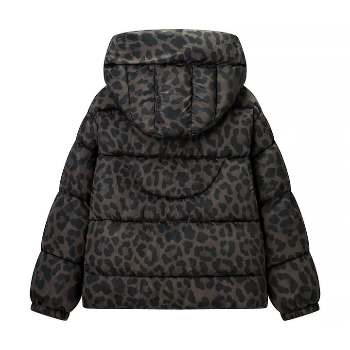 Damen nan gesteppte Kapuzenjacke mit übergroßem Schalkragen, wärmender Thermofüllung und aufgesetzten Taschen Drune