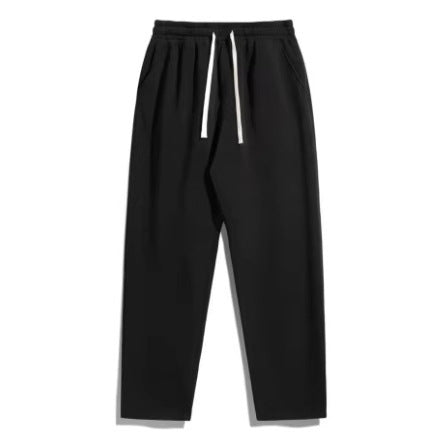 Unisex nan lässige Straight‑Leg Jogginghose mit elastischem Komfortbund, kontrastierendem Kordelzug und seitlichen Eingrifftaschen Drune