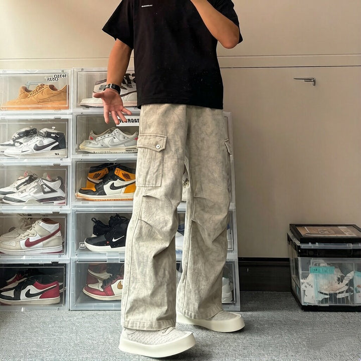 Herren Cargo-Hose mit multifunktionalen Seitentaschen Drune