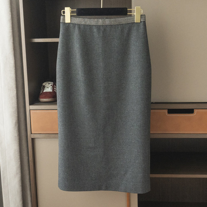 Damen Eleganter Bleistiftrock aus hochwertigem Material Drune