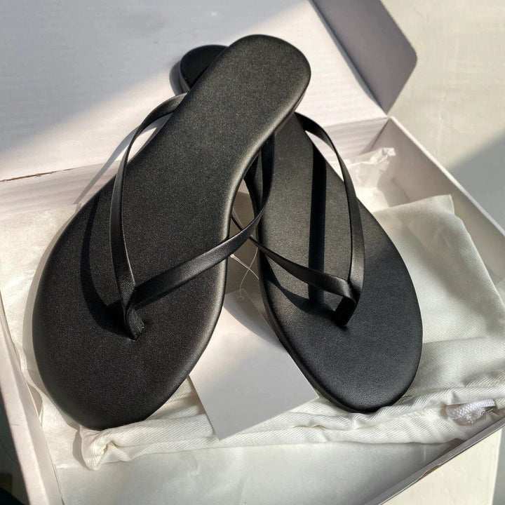 Damen Zehentrenner Sandalen mit ergonomischem Fußbett und flexibler Sohle Drune