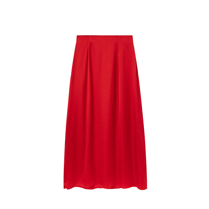 Damen Elegante Midi-Rock Drune
