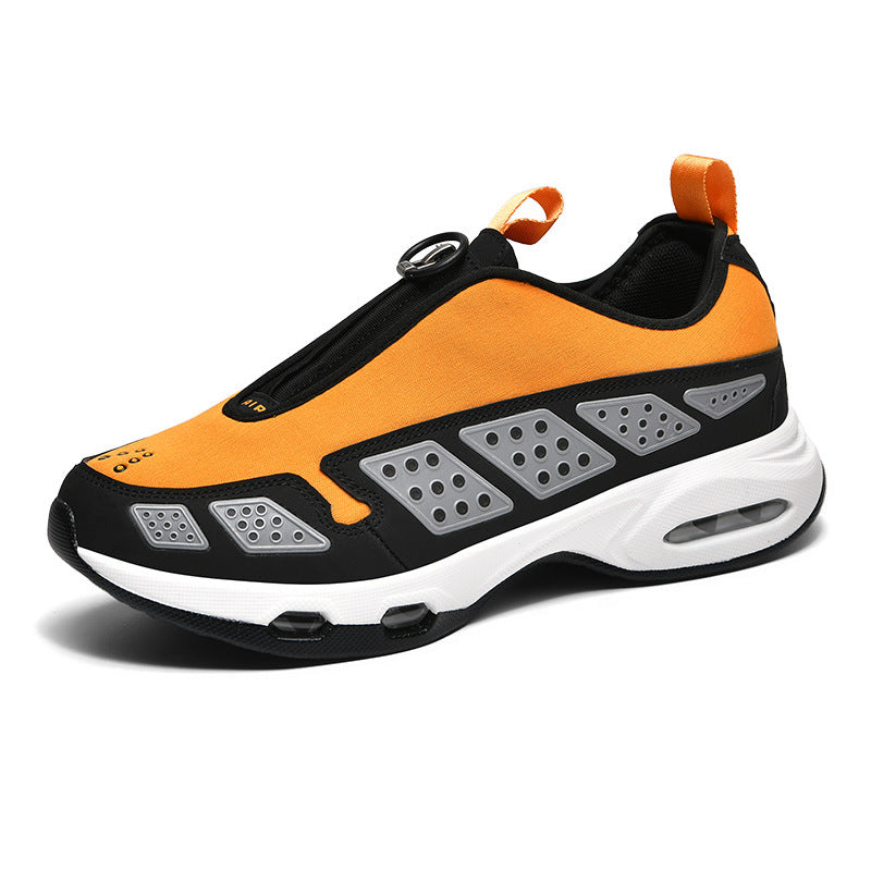 Herren sportlicher Schlupfsneaker mit integrierter Luftkammer, Reißverschlusszug und gedämpfter Profilsohle Drune