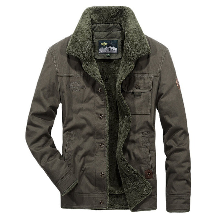 Herren Praktische Übergangsjacke mit Teddyfutter Drune