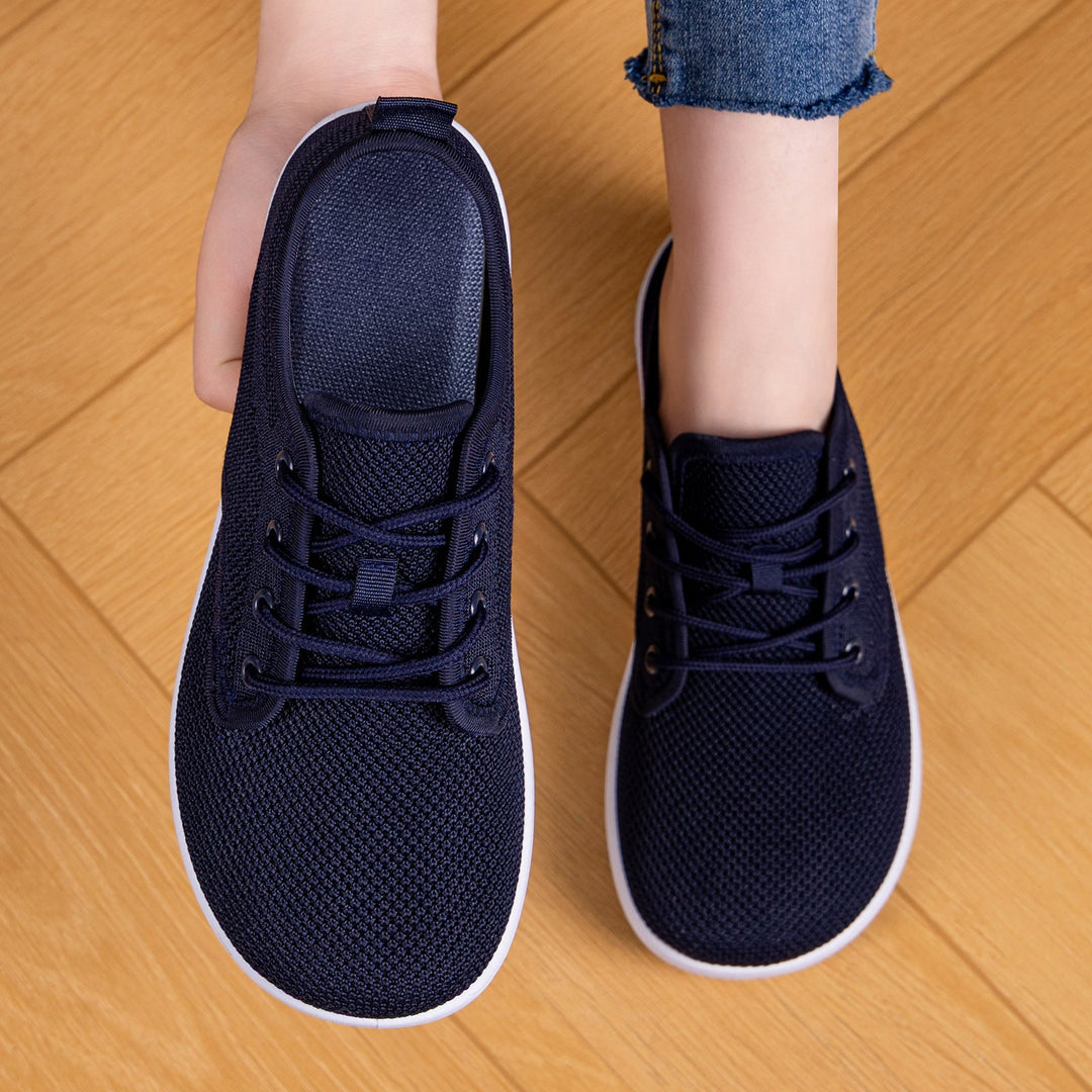 Damen Atmungsaktive Sneaker mit elastischem Lederoberteil Drune