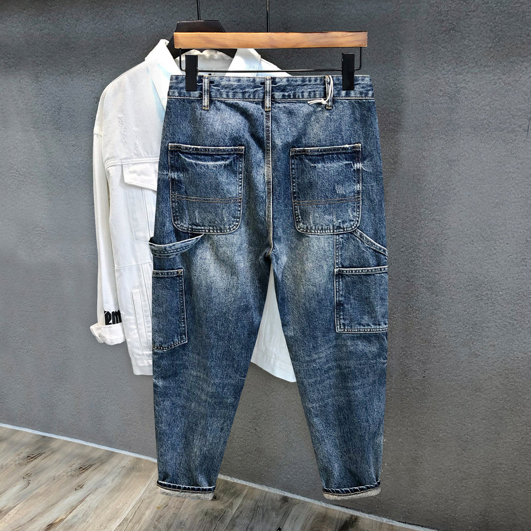 Damen Modische Denim Hose Drune