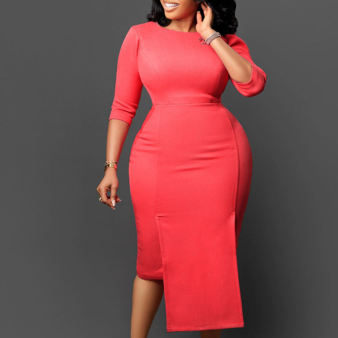 Damen Etuikleid mit innovativer Silhouette und eleganten Akzenten Drune