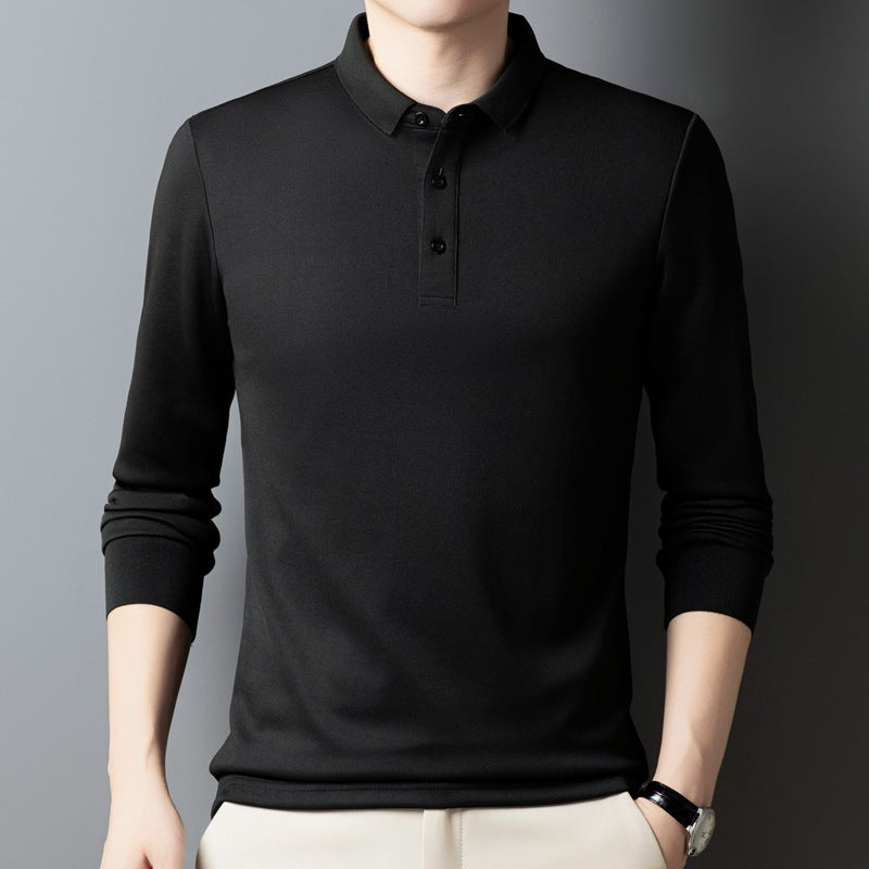 Damen Poloshirt mit langem Arm und Knopfdetails Drune