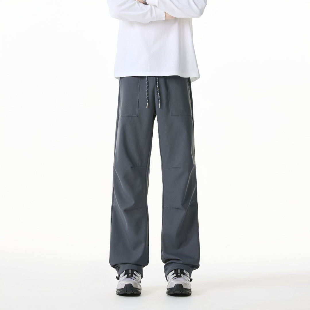 Herren Jogging-Cargohose mit elastischem Bund und verstellbarem Saum Drune