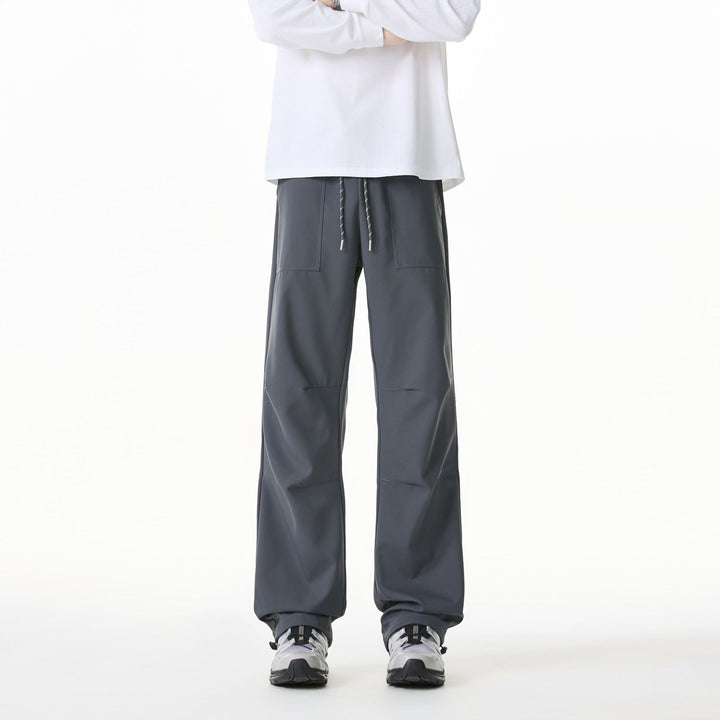 Herren Jogging-Cargohose mit elastischem Bund und verstellbarem Saum Drune