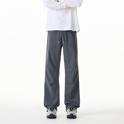 Herren Jogging-Cargohose mit elastischem Bund und verstellbarem Saum Drune