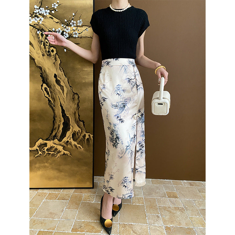 Damen elegantes Kurzarmshirt aus strukturiertem Gewebe Drune