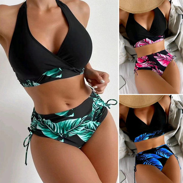 Damen Bikiniset mit raffiniertem Wickeloberteil und verstellbaren Seiten Drune