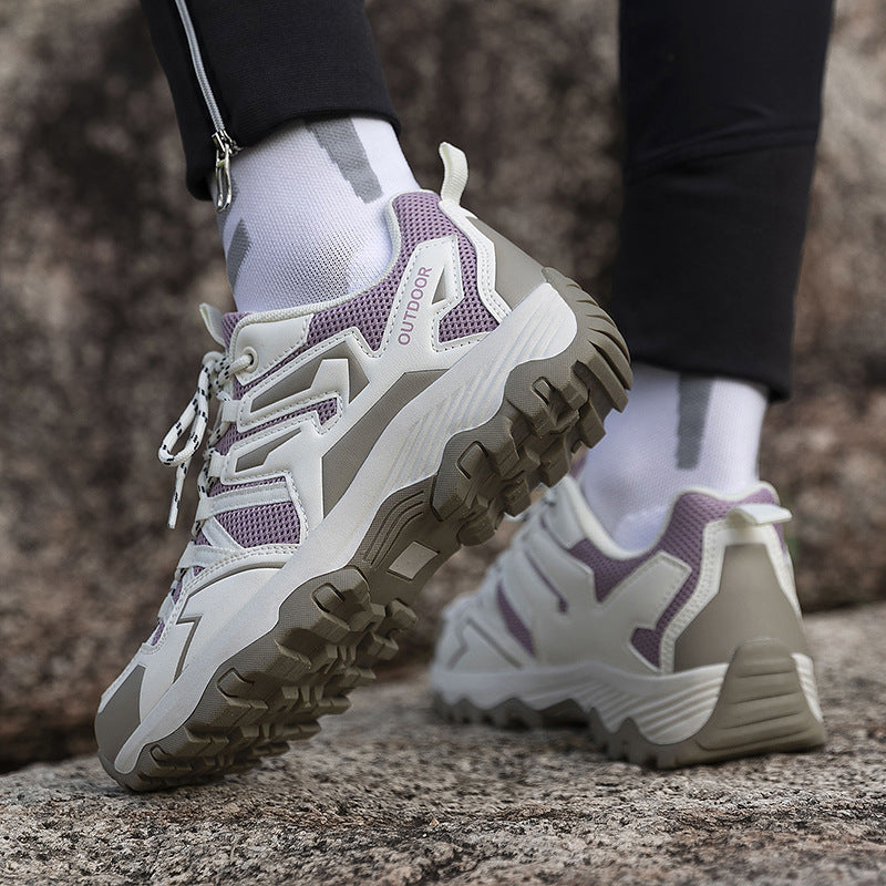 Herren nan robuster Trail- und Wandersneaker mit Multiterrain-Profilsohle, atmungsaktivem Meshoberteil und verstärkter Zehenkappe Drune