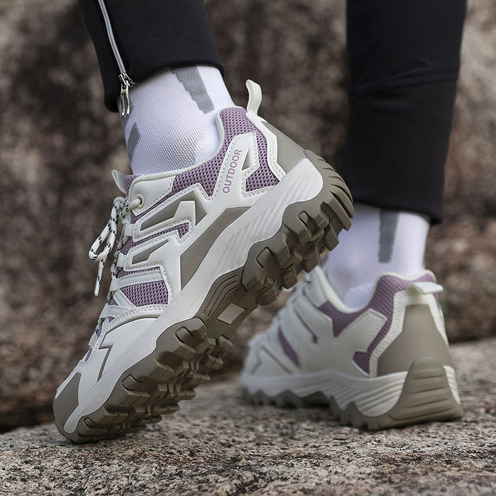 Herren nan robuster Trail- und Wandersneaker mit Multiterrain-Profilsohle, atmungsaktivem Meshoberteil und verstärkter Zehenkappe Drune